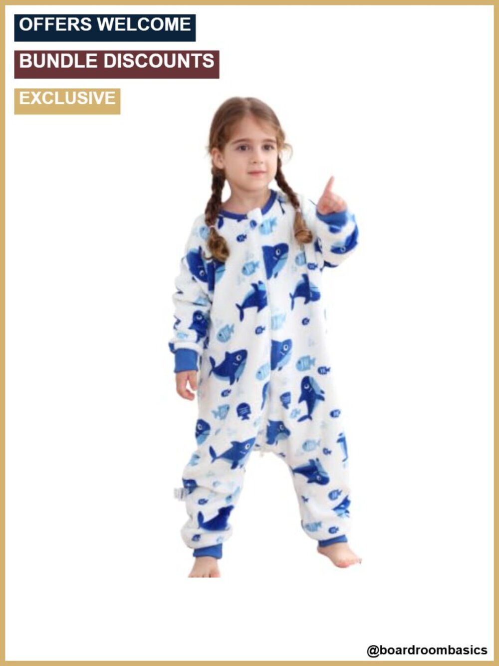 Flannel Wearable Blanket Sleep Sack with Legs for Toddlers